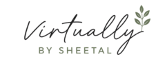 virtually by sheetal logo